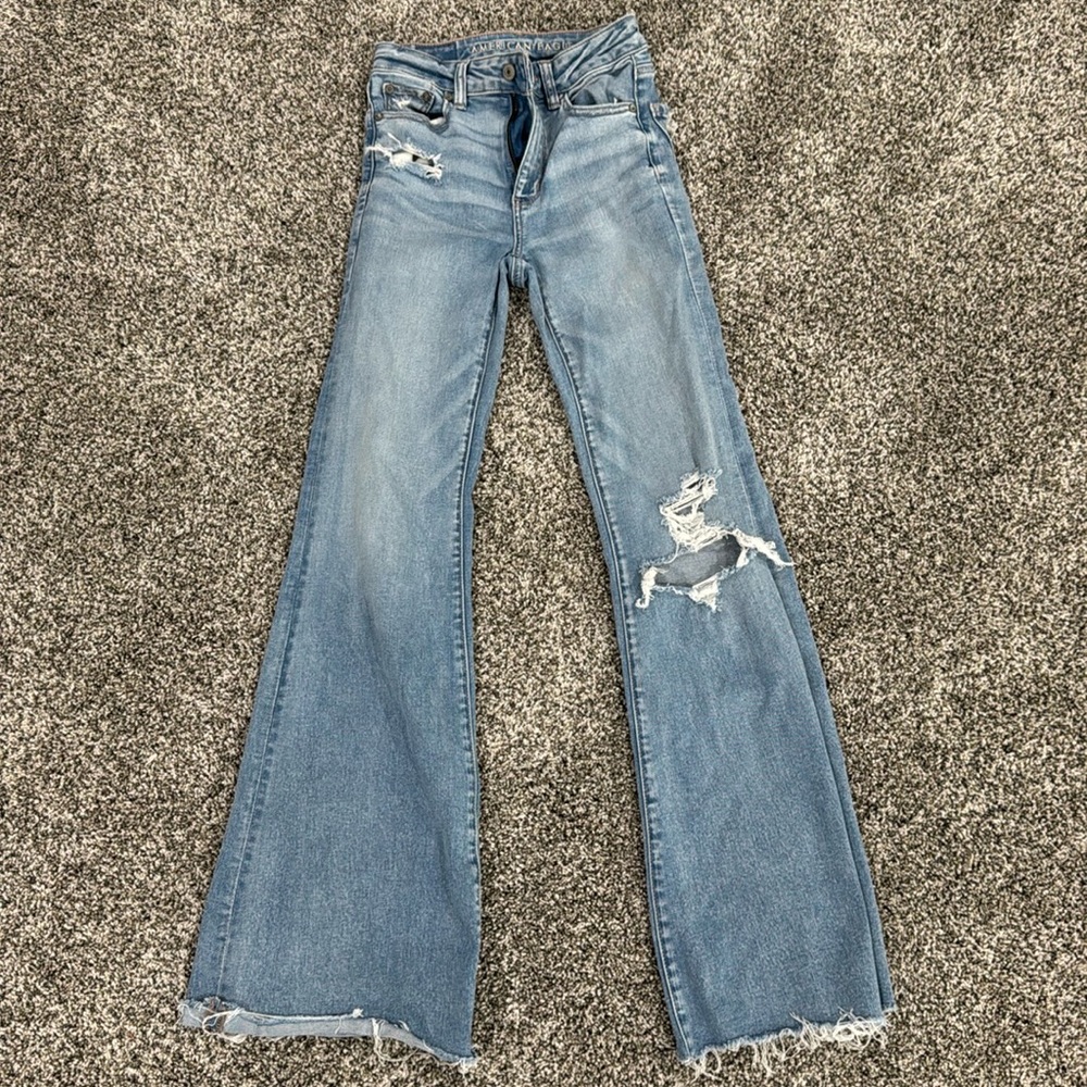 American Eagle Super High Rise Flare